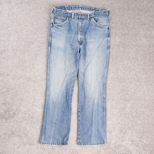 VTG Dee Cee Jeans Made in USA 32x26 Medium Wash Wide Leg Denim Jeans